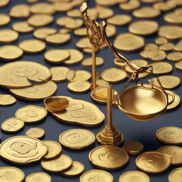 An image of scales balanced with gold coins representing cash and cash equivalents, counterbalanced by current liabilities, illustrating the assessment of a company