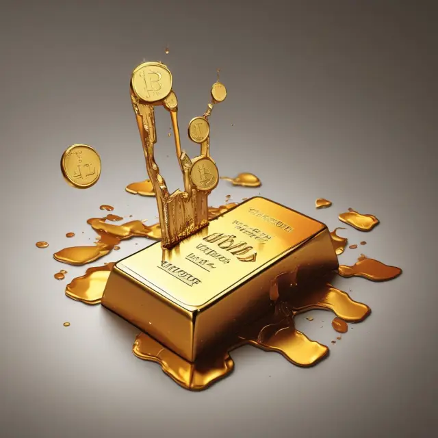 Golden ingot melting and forming money market fund shares. This transformation represents the ease of access and liquidity offered by these investment vehicles.
