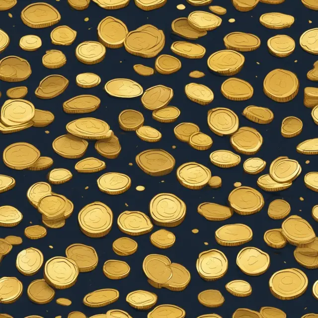 A scene of golden coins gently flowing upstream, representing the benefits and importance of positive cash flows for institutional investors