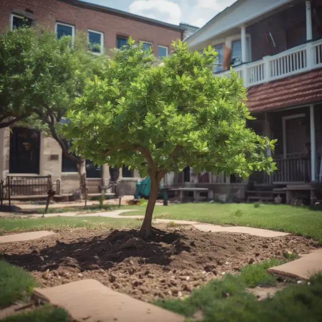 Image of a flourishing small business tree, symbolizing grants and opportunities, growing amidst a thriving assistance garden in SAM.gov