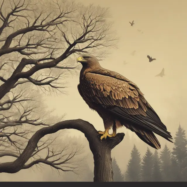 Golden Eagle symbolizes federal oversight, while the branching tree represents various agencies managing grant programs