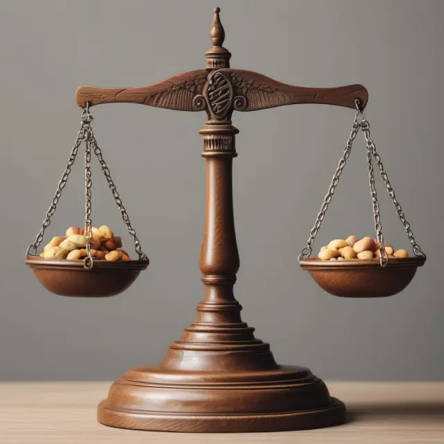An image of a scale tipping from 