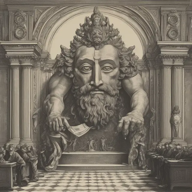 A central counterparty clearing house (CCP) symbolically depicted as a protective shield, securing transactions between buyers and sellers.