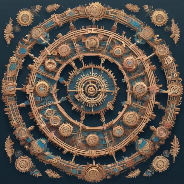 Colorful kaleidoscope depicting interconnected CDO gears, representing the transformation of collateralized debt obligations throughout financial markets