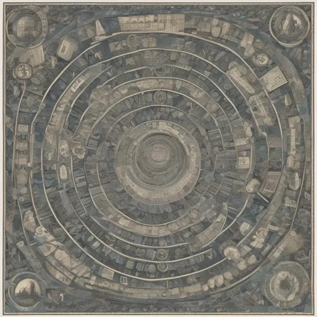 A meticulously crafted mosaic of various interconnected financial instruments, symbolizing the complex nature of collateralized debt obligations