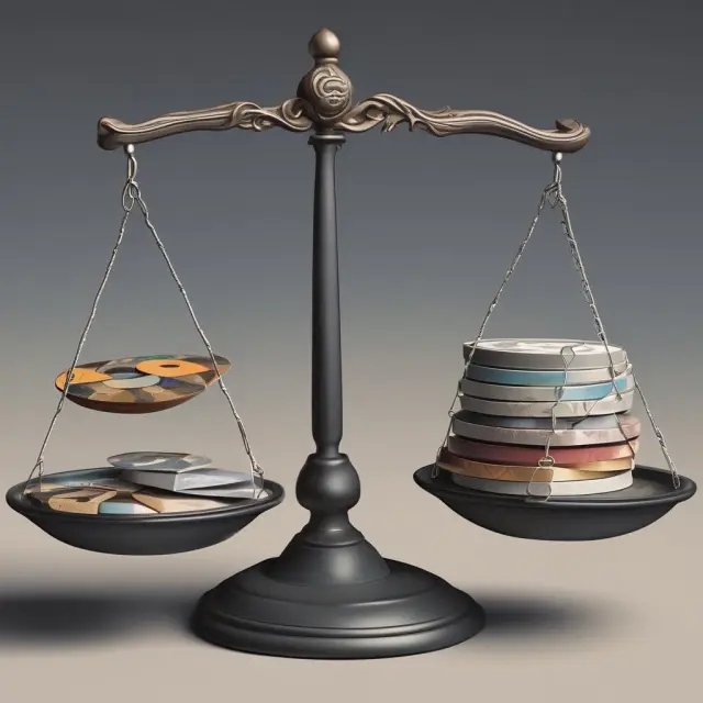 Scale with various specialty CDs - Bumped CDs (higher returns), Step-Up CDs (rate adjustments), and No-Penalty CDs (flexibility) balanced on the scale, illustrating diverse investment options.