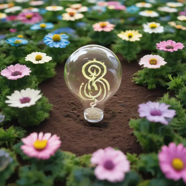 An image of a lush garden filled with various blooming flowers representing common questions about CDs, surrounded by a person seeking answers