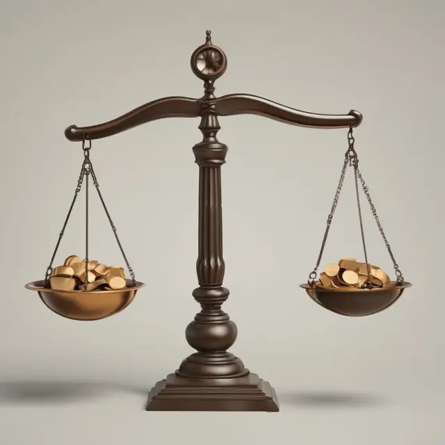 Scale representing ceteris paribus, balanced with economic variables like price and demand