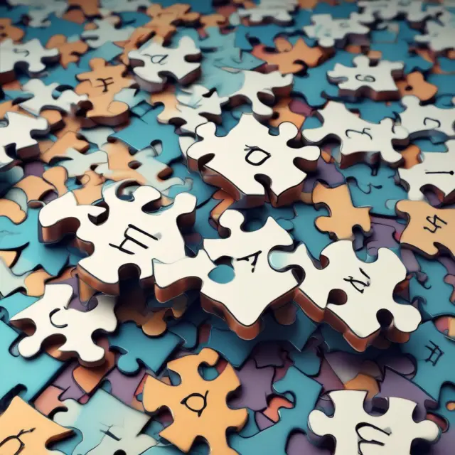Three interlocking puzzle pieces illustrating the three levels of the CFA Exam: Level I, II, and III. The structure becomes increasingly complex with each piece.