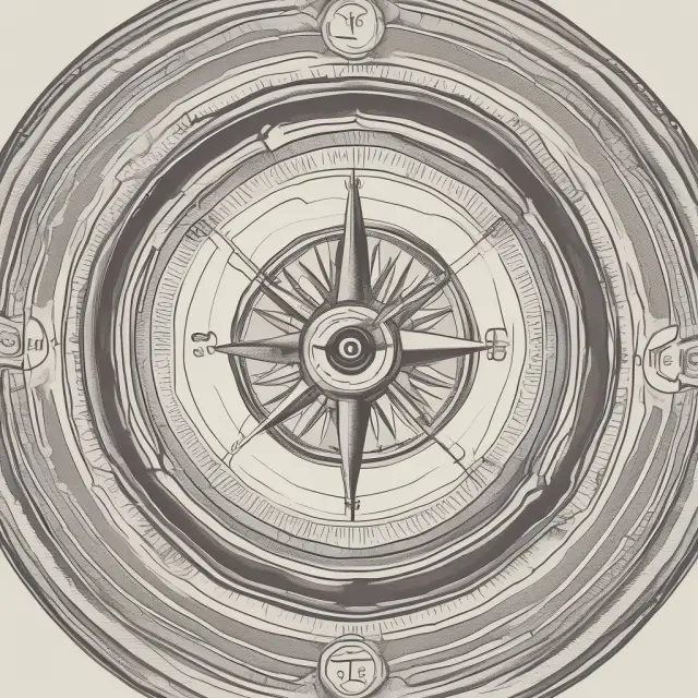 A CFP with a compass directing investors through various life stages represented as milestones