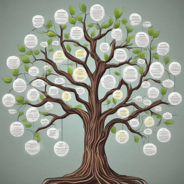 A tree illustrates various revenue branches, representing operating and non-operating revenues in a Chart of Accounts