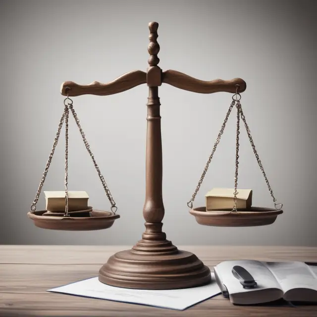 Two scales with GAAP and FASB principles on either side, representing the importance of adhering to accounting standards for balanced, reliable financial reporting.