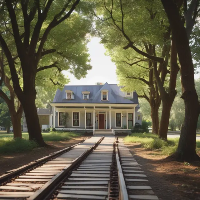 A stable bridge connecting two banks symbolizes the affordability, flexibility, and protection offered by chattel mortgages