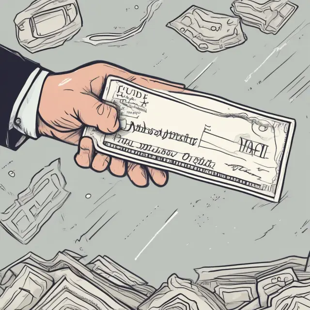 Person trying to deposit a check but it gets returned due to insufficient funds; Payor faces fees and potential damage to reputation