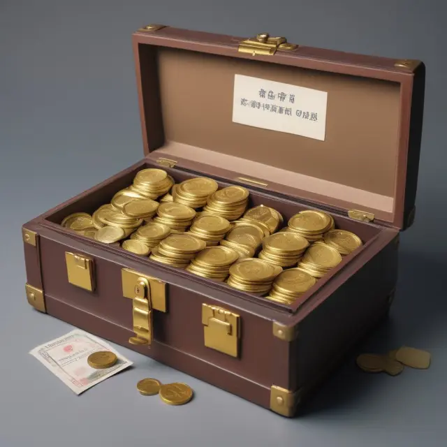 Golden coins represent savings, while identity papers ensure account security. Protecting financial peace of mind.