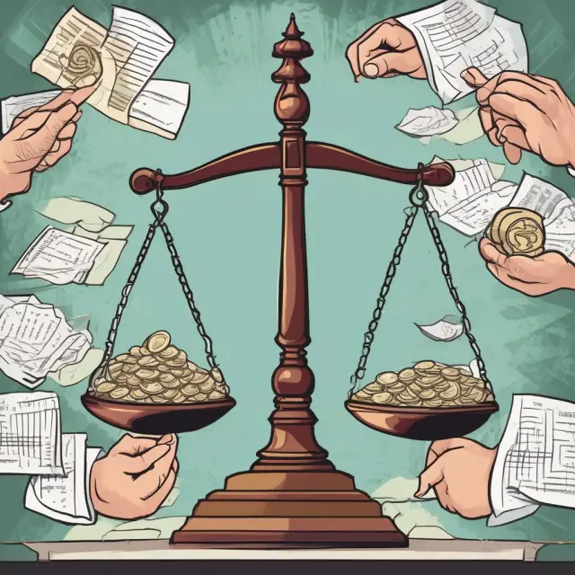 Two pairs of hands delicately balancing scales representing international organizations, maintaining fairness and preventing centralization