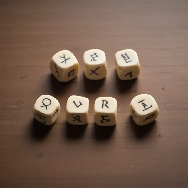 Chi-square test symbolized through dice, demonstrating the evaluation of associations between two categorical variables