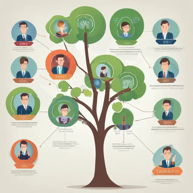 CTO depicted as a tree providing nourishment to the founders and their growing business