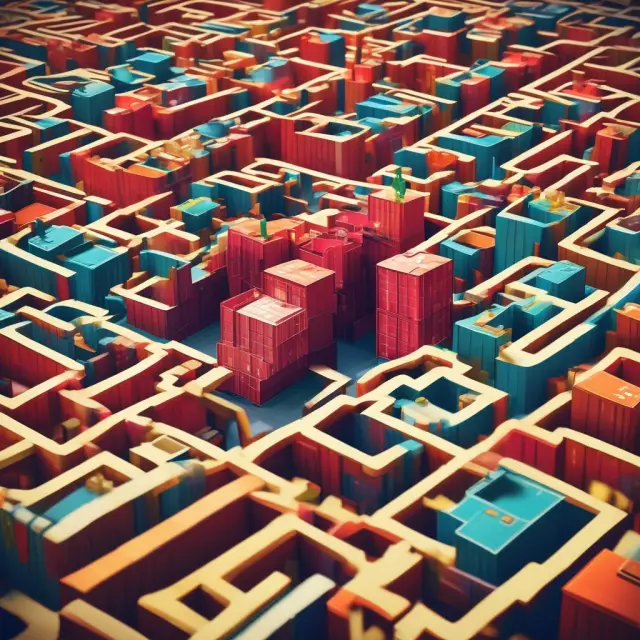 Buyer navigating a container maze to reach CIF agreement and secure financial treasures