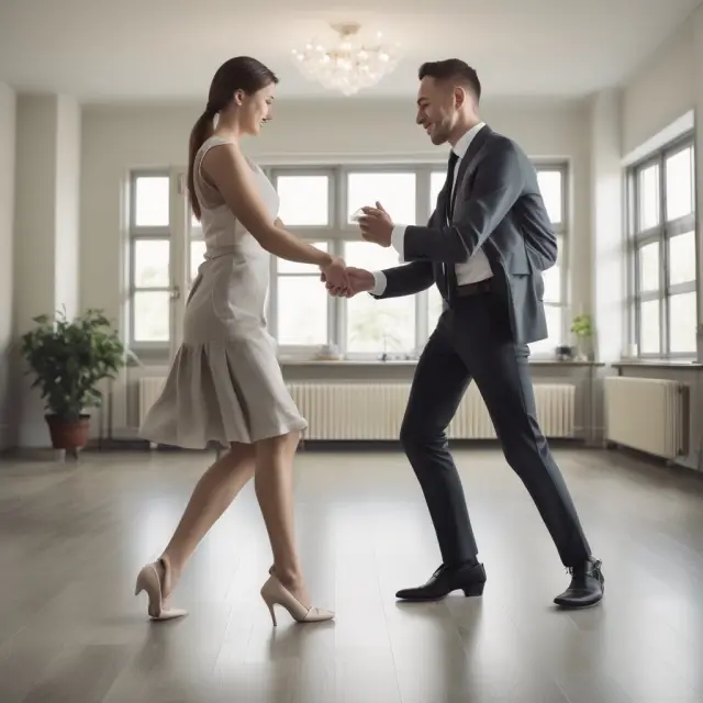 Buyer and seller engaging in a collaborative dance, symbolizing effective implementation of a CIF agreement