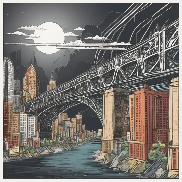A broker (bridge) connects buyers and sellers, while a clearinghouse (guardian) assumes counterparty risk