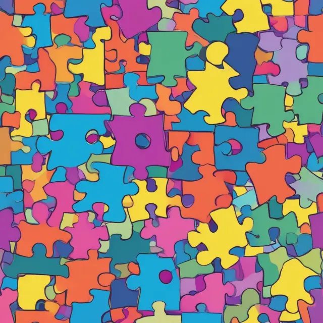 A jigsaw puzzle depicting various corporate and private equity loan pieces, illustrating the diversity within a Collateralized Loan Obligation (CLO)