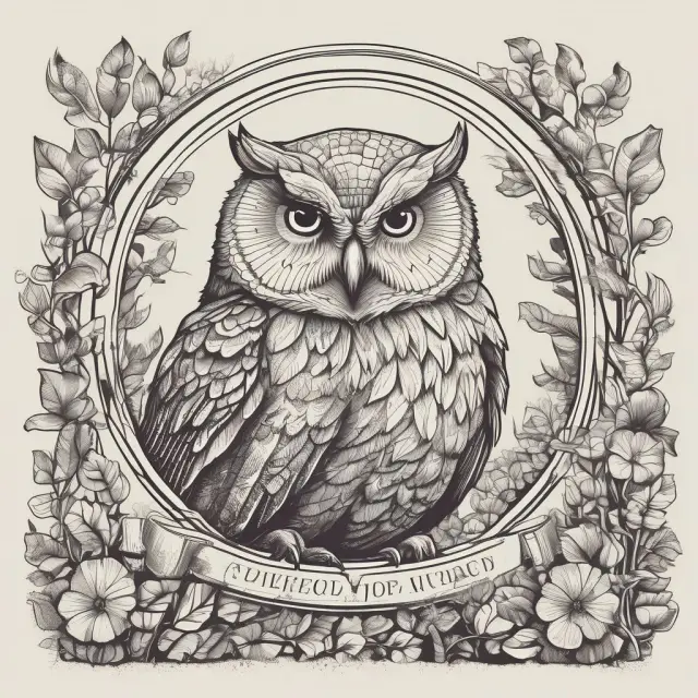 Wise owl managing a garden filled with various investment flowers, representing professional management and diversification in closed-end funds.