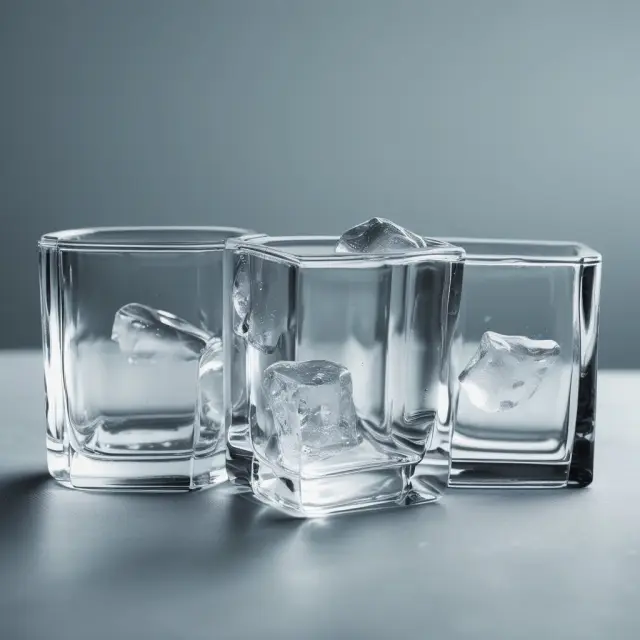 Three melting ice cubes represent senior (lowest risk), mezzanine (moderate risk), and equity (highest risk) CMBS tranches, each with unique credit risk and return profiles.