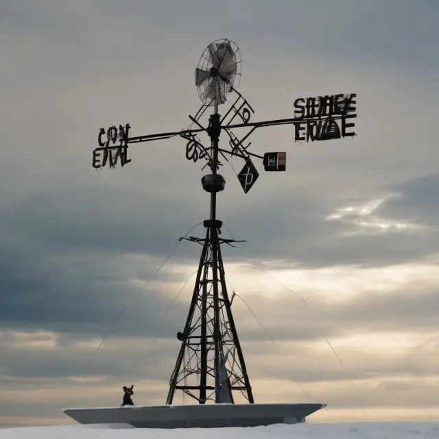 Image of a wind vane atop the Chicago Mercantile Exchange (CME), symbolizing the exchange
