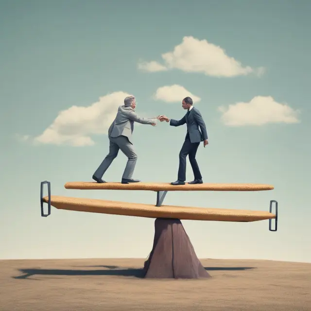 Artwork of investors skillfully managing CMO tranches