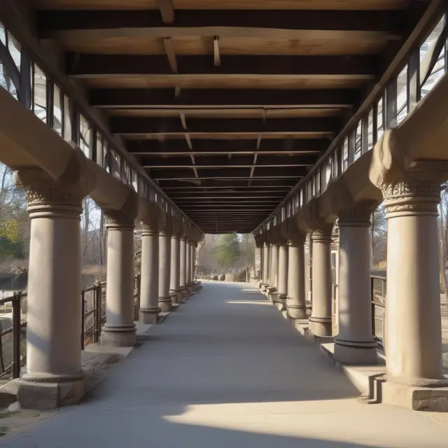 A bridge with extendable arms symbolizing COBRA coverage, providing support for individuals during employment transitions