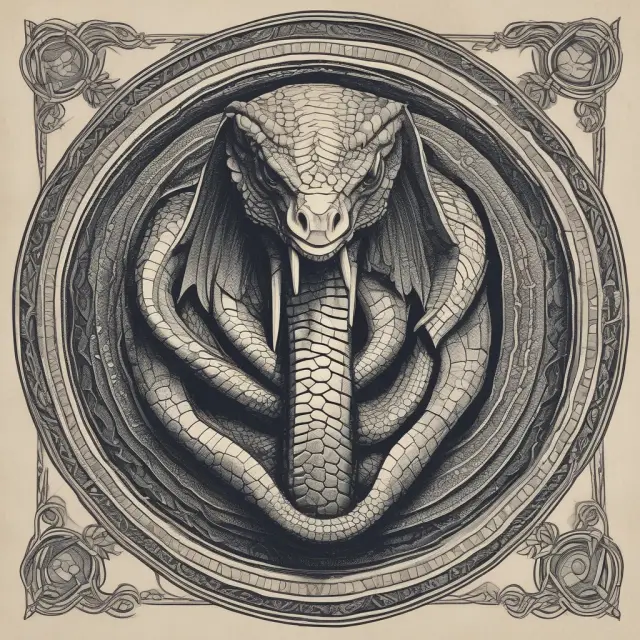 A shield emblazoned with the COBRA logo, defending a family from financial turmoil and uncertainty in a chaotic scene of bankruptcy.