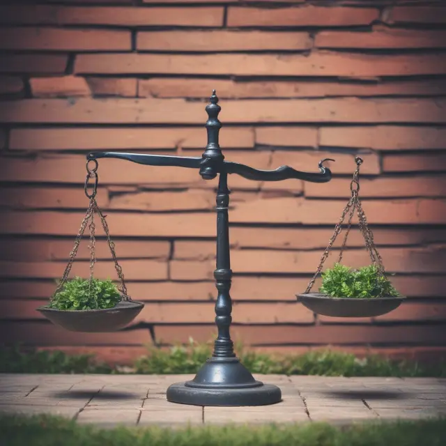 Image of scales balanced atop a property foundation, symbolizing the importance of maintaining adequate coinsurance coverage in property insurance.
