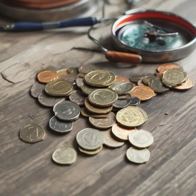 Two coin flips illustrating copay and coinsurance in health insurance