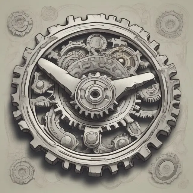 An image of two interconnected gears representing coinsurance: one gear filled with coins (representing policyholder contributions) and the other filled with insurance policies.