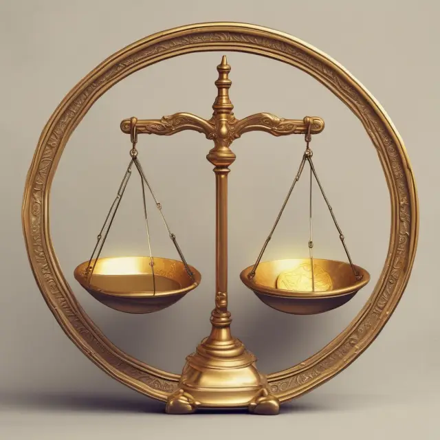 Gold coin on a balance representing the benefits of collateralized loans for both borrowers and lenders