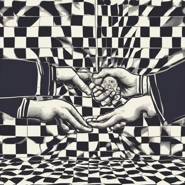 A visual representation of command and free markets in dialogue, promoting fair comparison