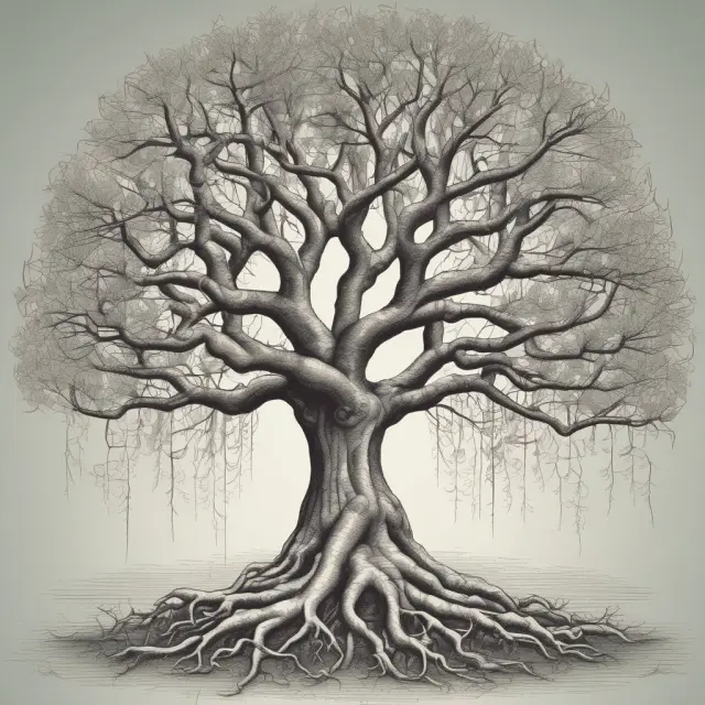 An investment tree with commercial paper and bond branches growing in parallel, varying lengths based on maturities