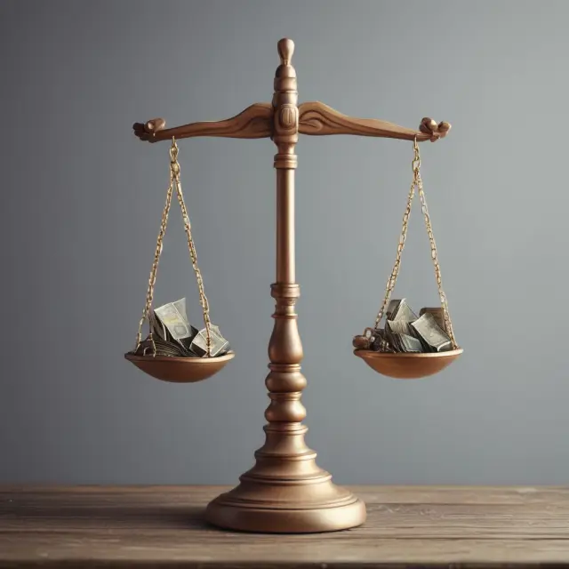 A scale balancing lower costs for multiple institutional investors in a commingled fund, emphasizing cost savings and economies of scale