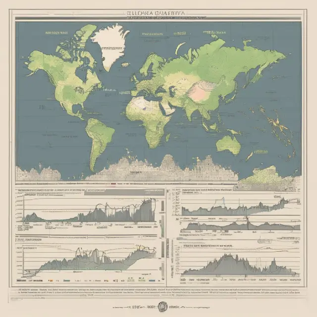 Scales representing commodity prices balanced by weather elements, cost factors, geopolitical risks, and macroeconomic indicators