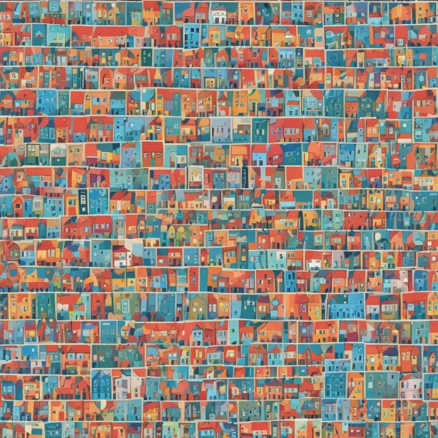 Vibrant mosaic of homes illustrating location, size, and comparable properties in a comprehensive CMA.