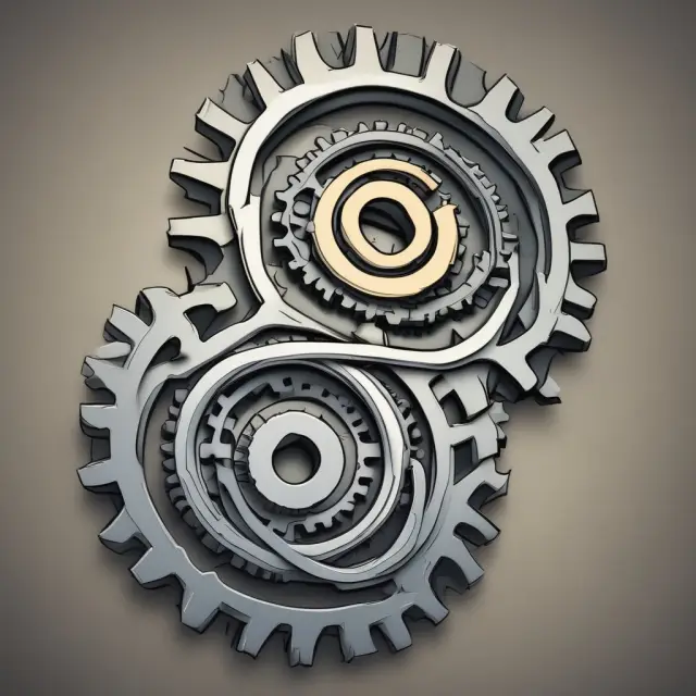 Gears represent firms with Amazon