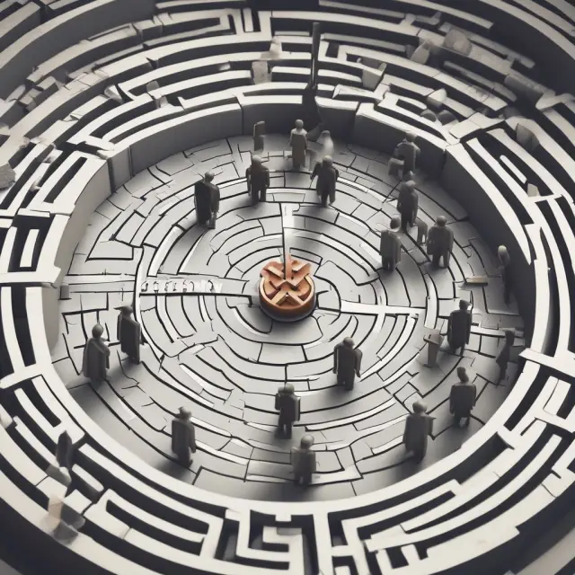 A moral compass at the helm, leading a group of professionals in mastering ethics, communication, and attention to detail within the complex regulatory landscape.