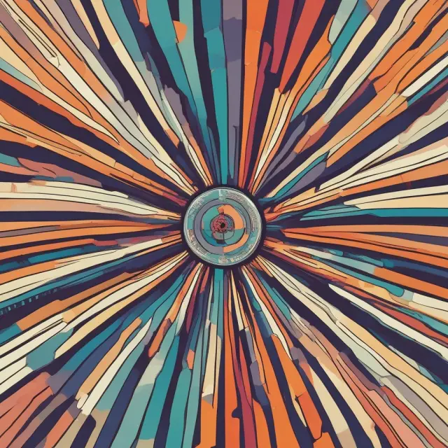 Statistician using a kaleidoscope to reveal confidence intervals for financial variables: stock market, interest rates, and option pricing