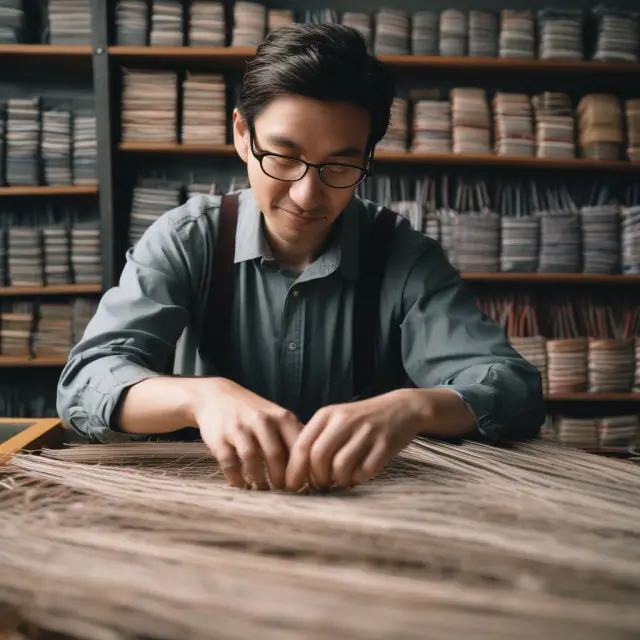 A statistician weaves a probability fabric using threads of confidence intervals to illustrate the challenges and solutions in calculating and interpreting them.