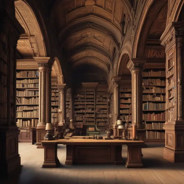 An ancient library scroll depicting investment options from Vanguard, Invesco, and WisdomTree in the consumer staples sector.