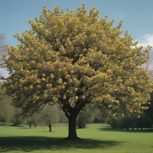An ornate tree, symbolizing Keynesian economics, bears fruits representing the consumption function, income, and spending