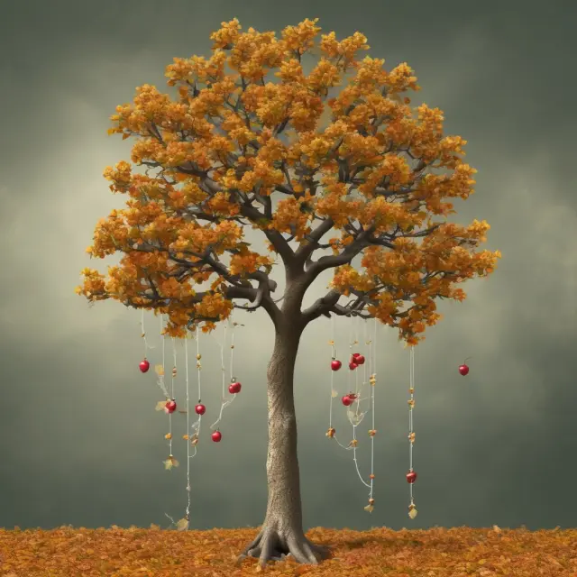 A tree symbolizing Keynes