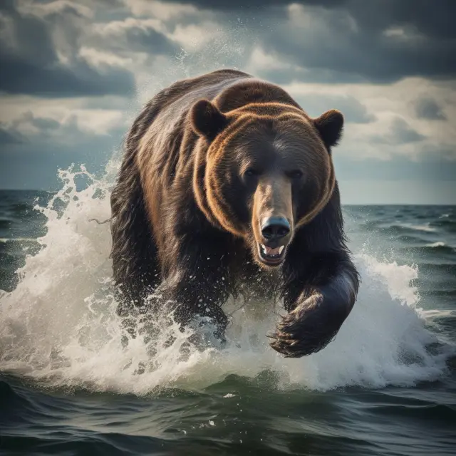 A commodity fund manager struggles against a contango bear, while a volatility fund navigates turbulent option premium waves. Strategies to mitigate losses depicted.