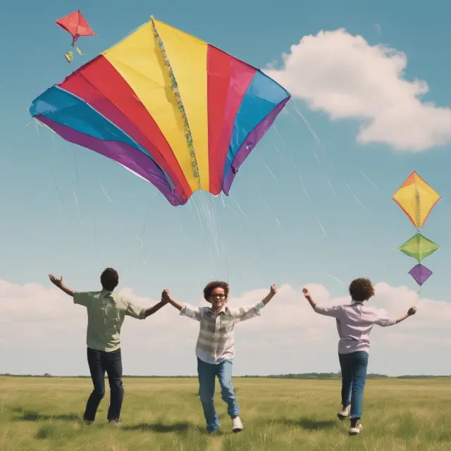 A kite, symbolizing contingent assets, dances in the wind with a 70% probability of meeting GAAP requirements